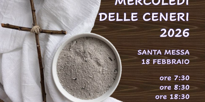 Mercoledì delle Ceneri 2026