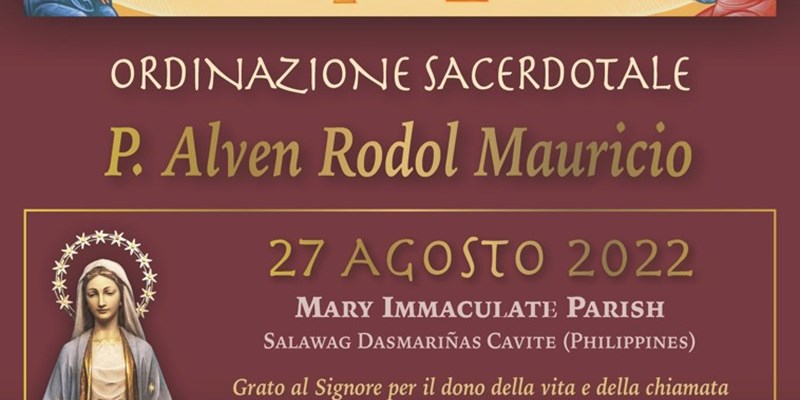 Ordinazione di p. Alven