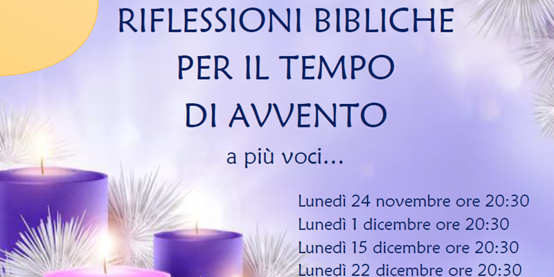 Riflessioni bibliche per il Tempo di Avvento a più voci...