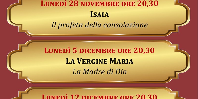Catechesi bibliche per l'Avvento