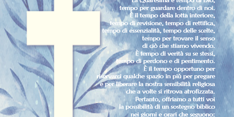 Catechesi bibliche quaresimali