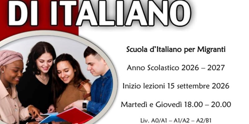 Corsi gratuiti di italiano per migranti