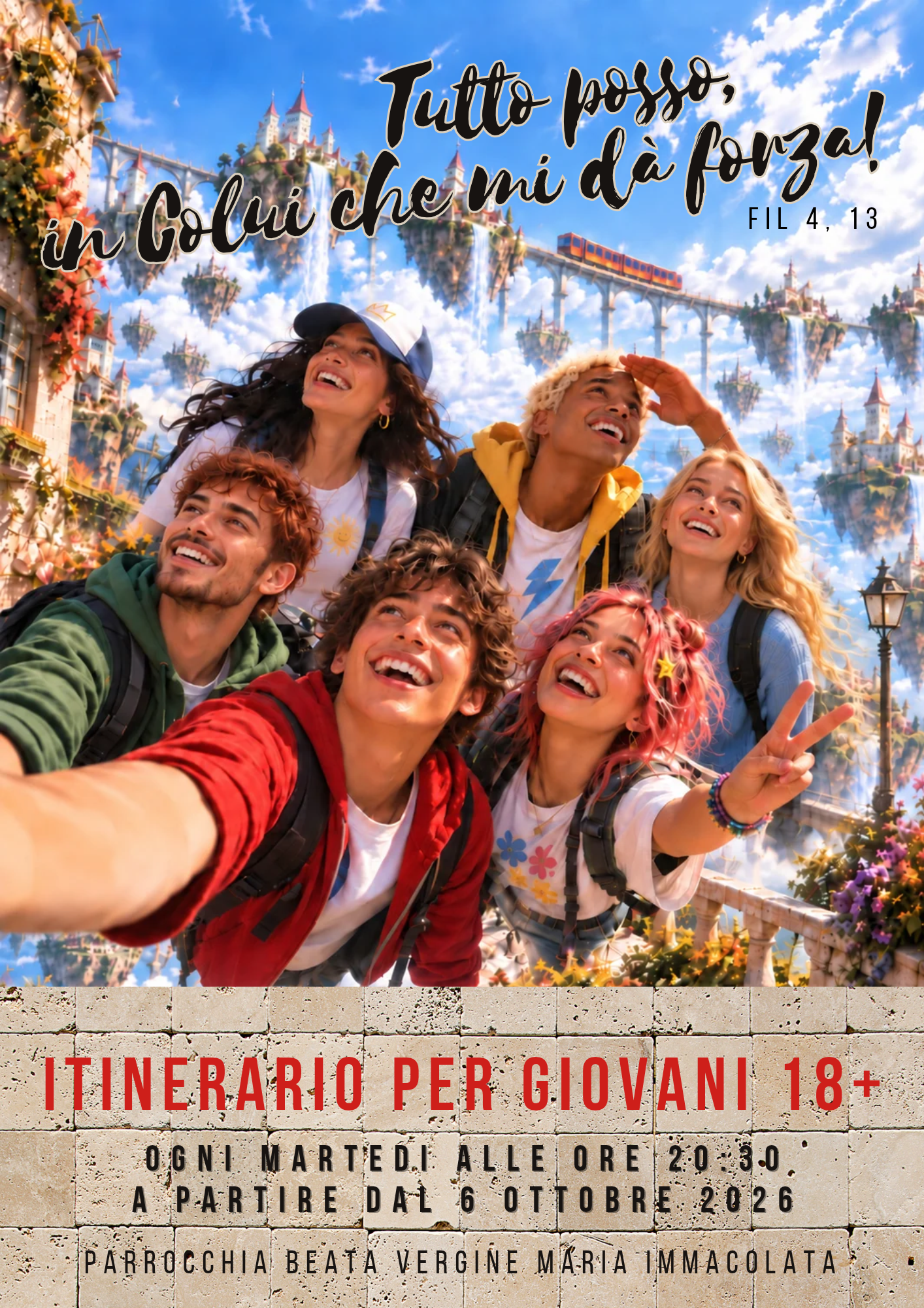 Itinerario per i giovani 18+ 2026/2027