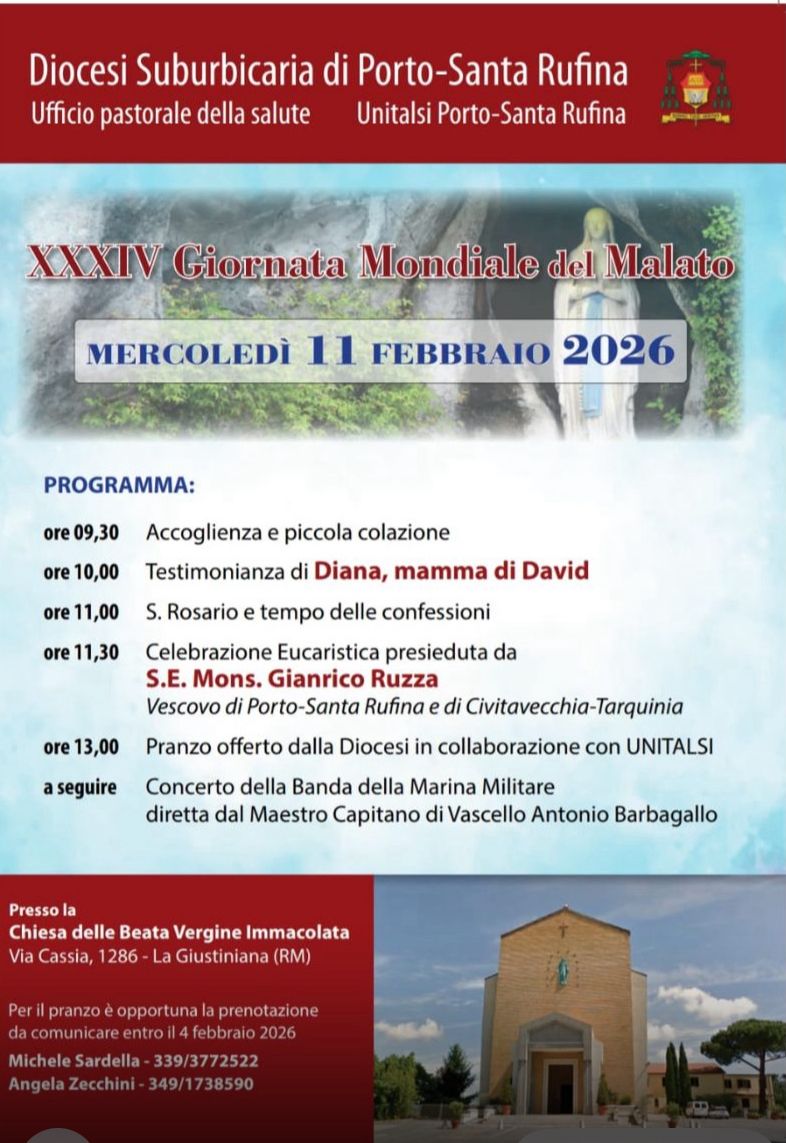 XXXIV Giornata mondiale del malato