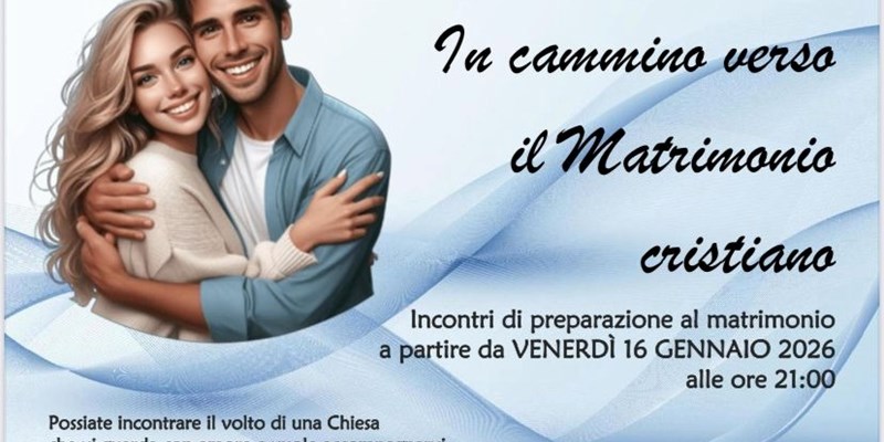 Cammino per fidanzati verso il matrimonio